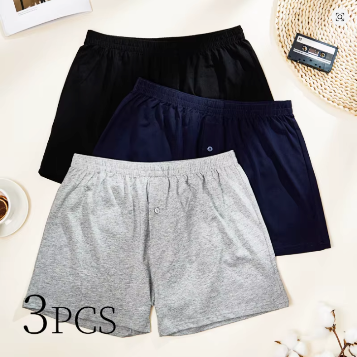Breathable Cotton Boxer Briefs