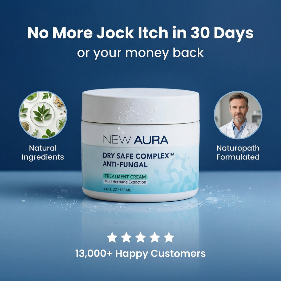 New Aura™ Anti-Fungal Jock Cream