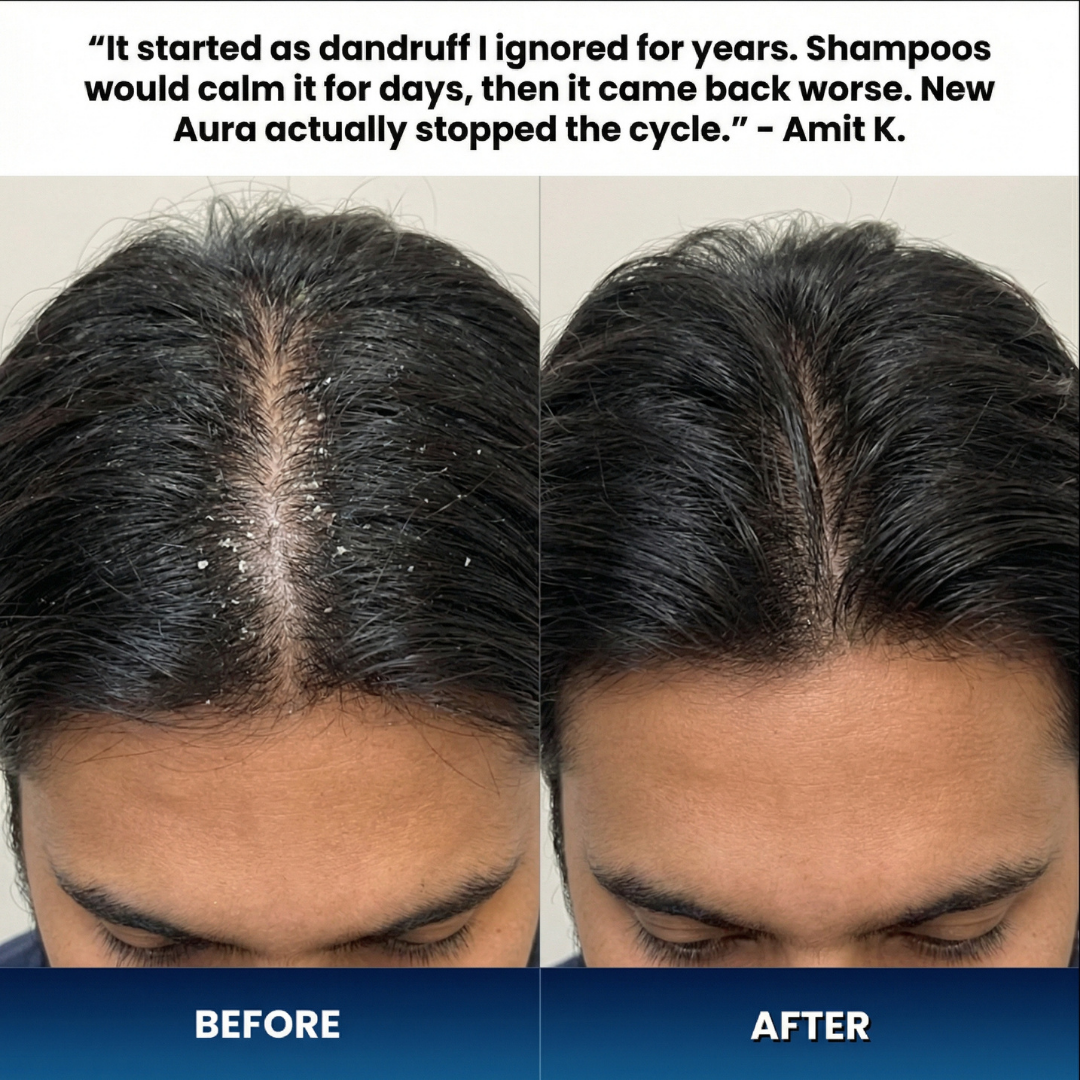 New Aura™ Men's Scalp & Dandruff Cream