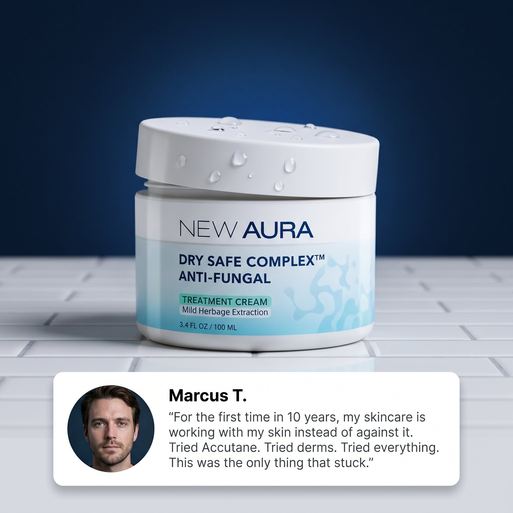 New Aura™ Men's Anti-Fungal Acne Cream